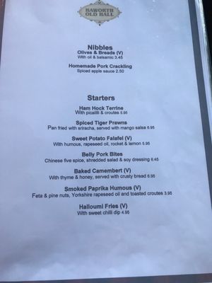 Menu photo 2 Haworth Old Hall Keighley, XWY