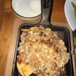 Apple peach Crumble Apple peach Crumble