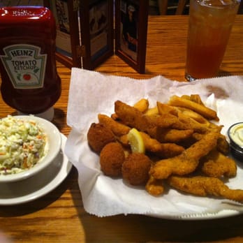 Cracker Barrel Old Country Store - The Friday "Fish Fry" special with catfish, steak fries, and coleslaw. - American Near Me - Springdale, Arkansas