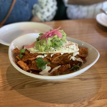 Trust - Chilaquiles Rojos, is a Great brunch choice here at Trust!! - New American Near Me - San Diego, California