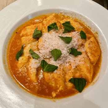 Chez Nous - Gnudi with tomato sauce - French Near Me - Charleston, South Carolina