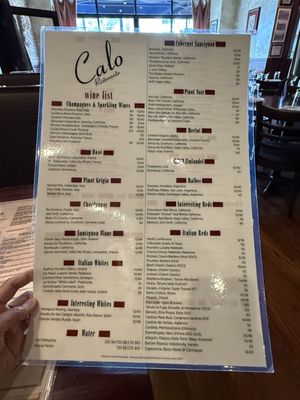 Menu photo 1 Calo Pizzeria Restaurant & Lounge Chicago, IL