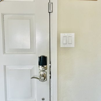 GreenKeys Locksmith - Interior. Notice the upper magnetic lock!!! My toddlers will no longer be able to escape. - Keys & Locksmiths Near Me