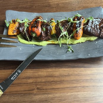Ember Kitchen - Filet mignon skewers - Latin American Near Me - Austin, Texas