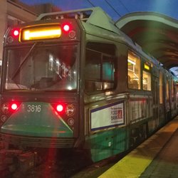 Boston University East - Outbound Green Line at BU East