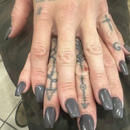 Coffin style fill by Angie. Coffin style fill by Angie.