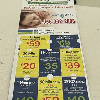Footy Rooty - Massage Near Me - New Braunfels, Texas