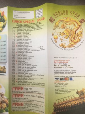 Menu photo 8 Dragon Star Mundelein, IL Menu photo 8 Dragon Star Mundelein, IL