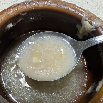 Kathleen's Restaurant - Supposed to be French soup. It's clear broth - American Near Me - Pasadena, California