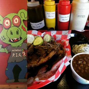 Zombie Pig BBQ - 4 meat sampler - Barbeque Near Me - Columbus, Georgia Zombie Pig BBQ - 4 meat sampler - Barbeque Near Me - Columbus, Georgia