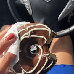 Dense donuts - this one was good, but the sugar ones are the best!