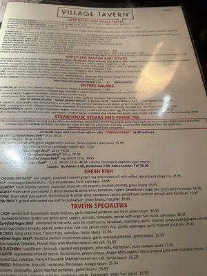 Menu photo 1 Village Tavern Scottsdale, AZ Menu photo 1 Village Tavern Scottsdale, AZ