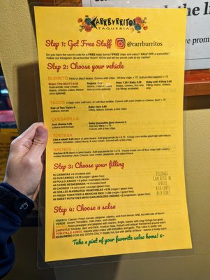 Menu photo 2 Carrburritos Carrboro, NC Menu photo 2 Carrburritos Carrboro, NC