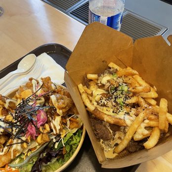 Gogi Korean Kitchen - two trays of food - Korean Near Me - Calgary, Alberta Gogi Korean Kitchen - two trays of food - Korean Near Me - Calgary, Alberta