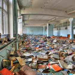 Great Neck Library - Parkville Branch - Terrible books put away