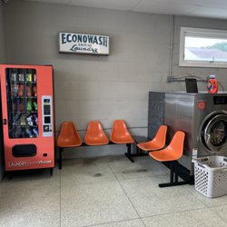Vending and seating area for customers