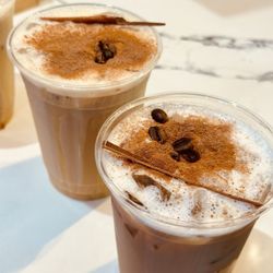 Gourmet Central Bakery - Iced white chocolate coffee & Iced vanilla coffee