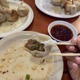Lamb and onion dumpling
