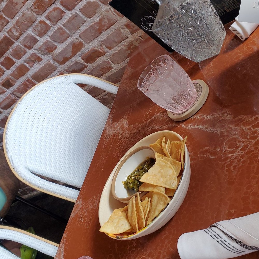 Barrio Eats & Drinks - Complementary fresh green chile salsa - Mexican Near Me - El Paso, Texas Barrio Eats & Drinks - Complementary fresh green chile salsa - Mexican Near Me - El Paso, Texas
