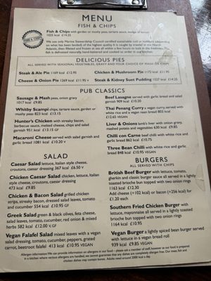 Menu photo 2 Sinclair's Oyster Bar Manchester, XGM Menu photo 2 Sinclair's Oyster Bar Manchester, XGM