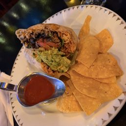 Chicken Tinga burrito Chicken Tinga burrito