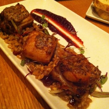 Vin 25 - Pork Belly with Farro - New American Near Me - Roswell, Georgia Vin 25 - Pork Belly with Farro - New American Near Me - Roswell, Georgia
