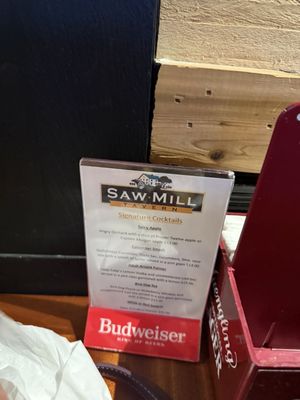 Menu photo 1 Saw Mill Tavern Ardsley, NY Menu photo 1 Saw Mill Tavern Ardsley, NY