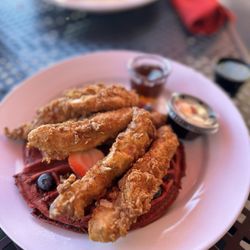Hudson’s At Main Street - Chicken and Waffles