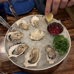 Happy hour oysters