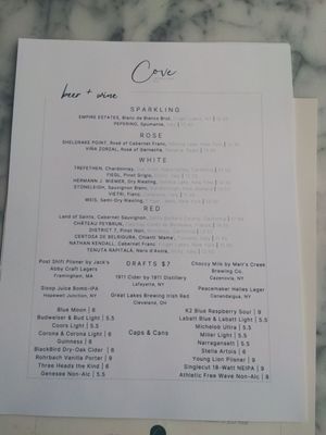 Menu photo 4 The Cove Restaurant and Bar Canandaigua, NY Menu photo 4 The Cove Restaurant and Bar Canandaigua, NY
