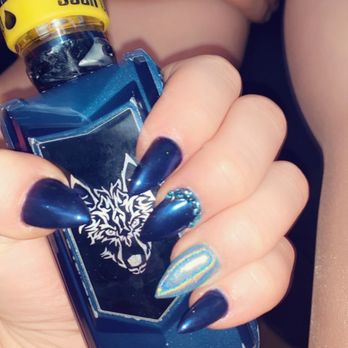 Orchid Nail - blue chrome polishes - Nail Salons Near Me - Rochester, New York Orchid Nail - blue chrome polishes - Nail Salons Near Me - Rochester, New York