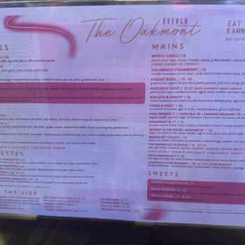 The Oakmont - Good menu! Very inventive! - American Near Me - Indianapolis, Indiana The Oakmont - Good menu! Very inventive! - American Near Me - Indianapolis, Indiana