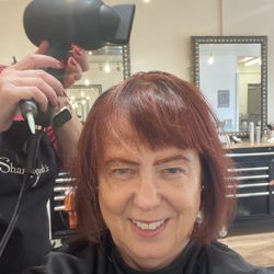 Jennifer Damir Hair - Me with a refreshed red tones and highlights. Thank you Jennifer.