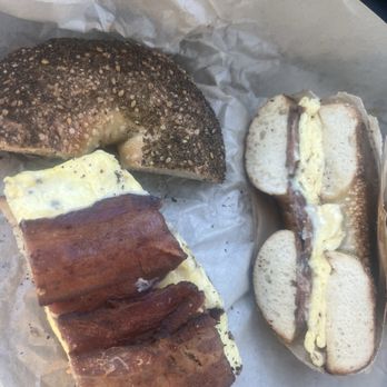 Bears Bagels - Perfection. Bacon. Thick  seasonal bagel  zaara.  Just perfect! - Bagels Near Me - Hilliard, Ohio