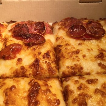 Pizza Hut - Detroit Pizza where's the sauce? Where's the meat? - Pizza Near Me - Mohegan Lake, New York Pizza Hut - Detroit Pizza where's the sauce? Where's the meat? - Pizza Near Me - Mohegan Lake, New York