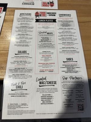 Menu photo 4 Fork & Fire Oro Valley, AZ