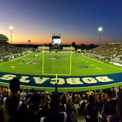 Bobcat Stadium - The MSU Spirit of the West Marching Band's view of the stadium.