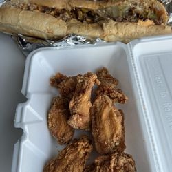 999 Market - Cheese Philly Steak and Cheese and Wings