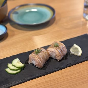 Oh Baby Sushi - Seared salmon toro - Vegetarian Near Me - Sunnyvale, California Oh Baby Sushi - Seared salmon toro - Vegetarian Near Me - Sunnyvale, California