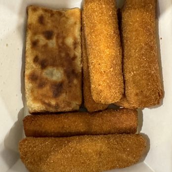 Pizza Effect - Stuffed fish roti and fish rolls - Pizza Near Me - Reseda, California