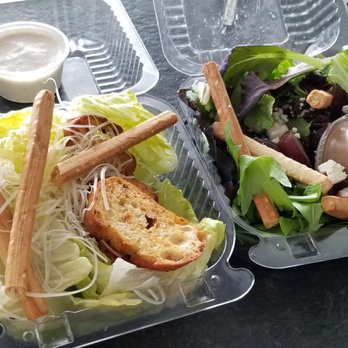 Zachary's Chicago Pizza - Caesar Salad (Side $5.75) & Spring Salad (Side $5.75) - Pizza Near Me - Berkeley, California