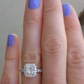 Sam Jewelry - Cushion cut halo ring: exactly what I wanted!! Thank you Sam!! - Jewelry Near Me - Tustin, California Sam Jewelry - Cushion cut halo ring: exactly what I wanted!! Thank you Sam!! - Jewelry Near Me - Tustin, California