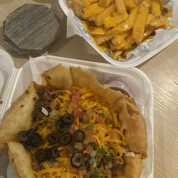 Sports Pub & Grill - Taco Salad and Cheese Fries