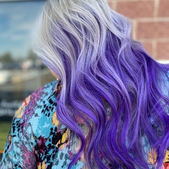 The Beauty Navigator Loft - Natural grey into purple - Hair Stylists Near Me - Warrenton, Virginia The Beauty Navigator Loft - Natural grey into purple - Hair Stylists Near Me - Warrenton, Virginia