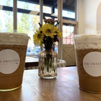 The Dwelling Coffee Shop - Sam's & Banana Cream Latte - Coffee & Tea Near Me - San Dimas, California The Dwelling Coffee Shop - Sam's & Banana Cream Latte - Coffee & Tea Near Me - San Dimas, California