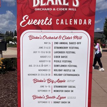 Blake's Tasting Room - The sign out front for upcoming events! - Wineries Near Me - Armada, Michigan Blake's Tasting Room - The sign out front for upcoming events! - Wineries Near Me - Armada, Michigan