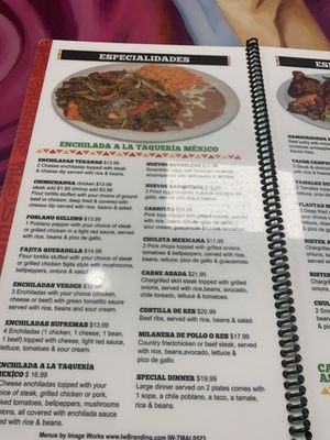 Menu photo 1 Taqueria Mexico Mobile, AL