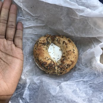 Fancy Bagels - Southington - Everything bagel with cream cheese for less than $5 - Burgers Near Me - Southington, Connecticut