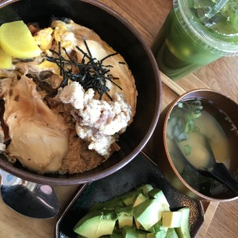 Nippon Cha - Unatama eel bowl and Matcha yuzu lemonade - Japanese Near Me - Bayside, New York