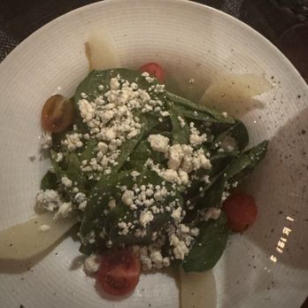 Scossa Restaurant & Lounge - Pear spinach salad - Italian Near Me - Easton, Maryland Scossa Restaurant & Lounge - Pear spinach salad - Italian Near Me - Easton, Maryland